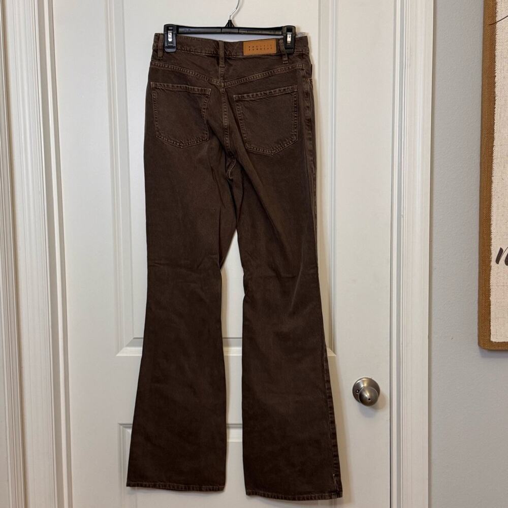 Pacific Sunwear Chocolate Denim Pants NWOT - Picture 3 of 4